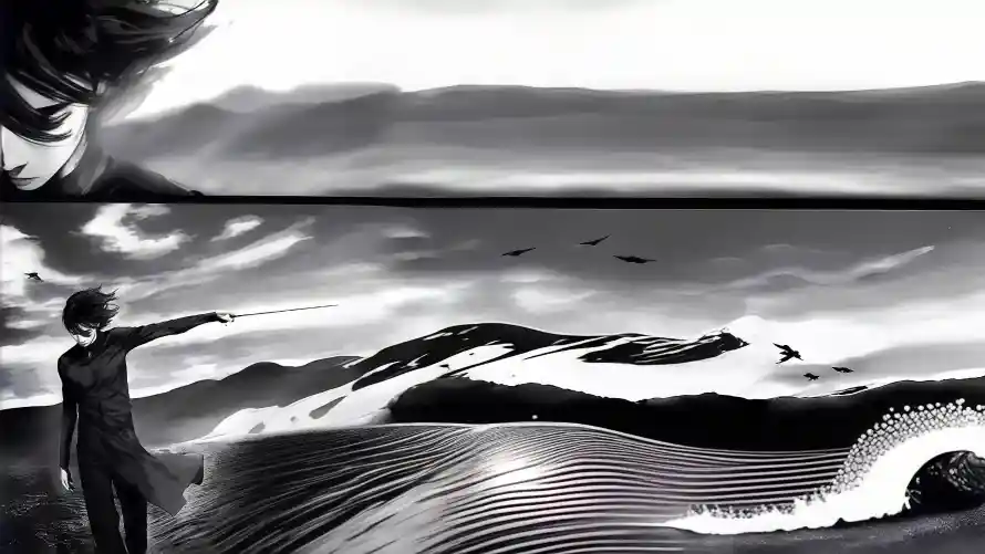 3k云层壁纸-伸手 - 周平-插画「哲风壁纸」
