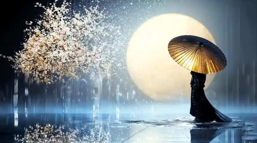 4k倒影壁纸 - 冷调 - 古风 - 壁纸「哲风壁纸」