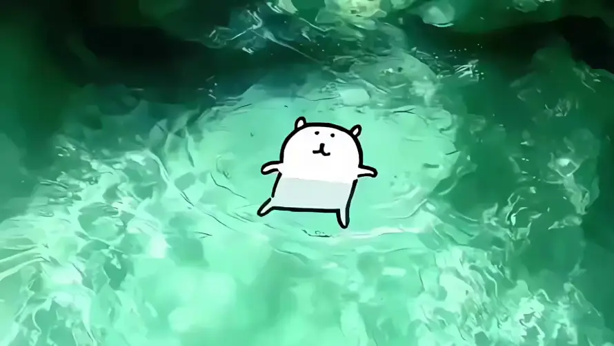 3k卡通壁纸-水面 - 治愈-湖水「哲风壁纸」