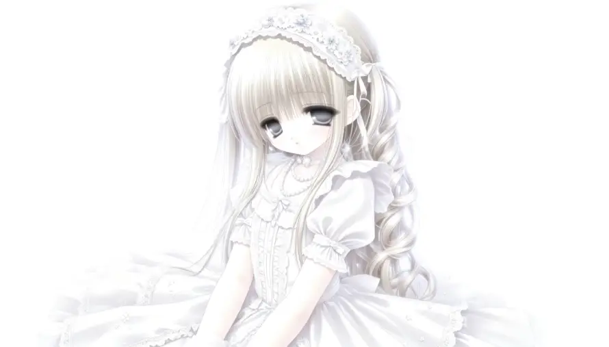 2k动漫壁纸-发饰 - 古早-少女「哲风壁纸」