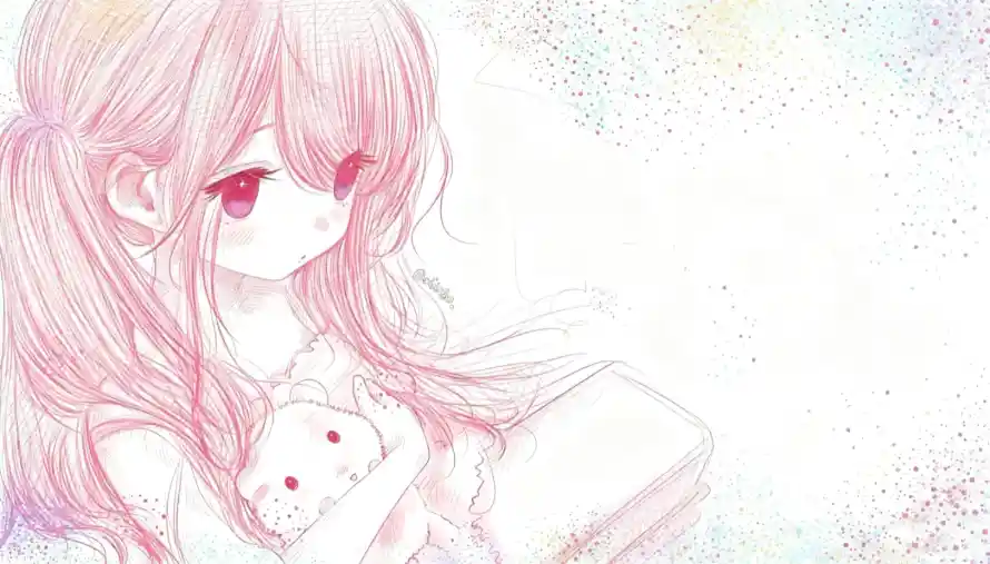 2k可爱壁纸-萌 - 少女-插画「哲风壁纸」