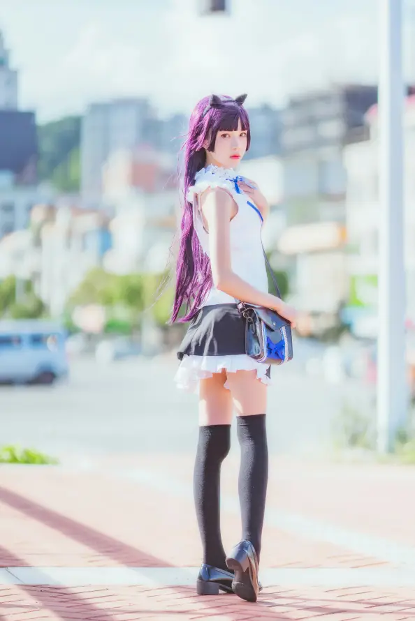4k少女壁纸 - 户外 - 日系 - 猫耳「哲风壁纸」