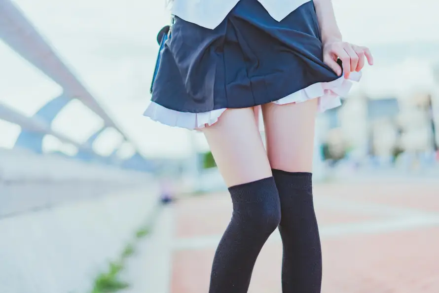 8k写真壁纸-少女 - 户外-日系「哲风壁纸」