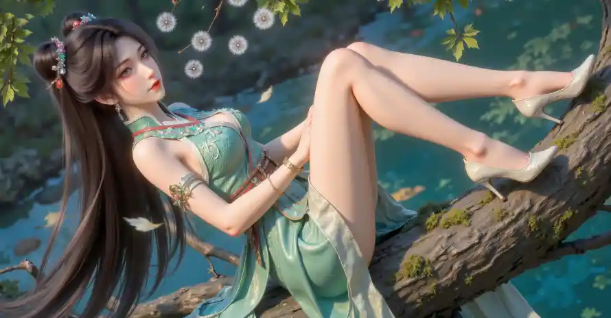 6k3D壁纸-古装 - 古风-女修「哲风壁纸」