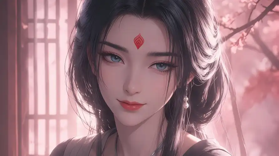 6k古风壁纸-国漫 - 红唇-美女「哲风壁纸」 6k古风壁纸-国漫 - 红唇-美女「哲风壁纸」