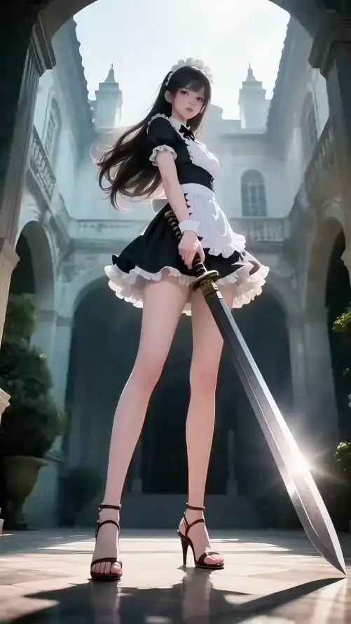 4k动态壁纸 - 壁纸 - 少女 - 拱门「哲风壁纸」