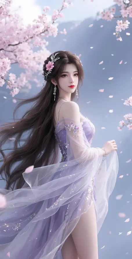 4k发饰壁纸 - 古风 - 壁纸 - 少女「哲风壁纸」