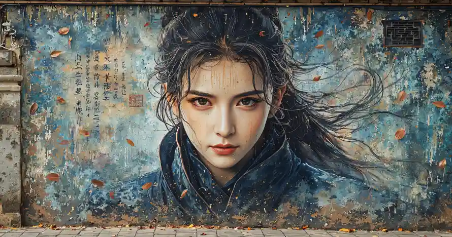 3k古装壁纸-墙绘 - 壁纸-女性「哲风壁纸」