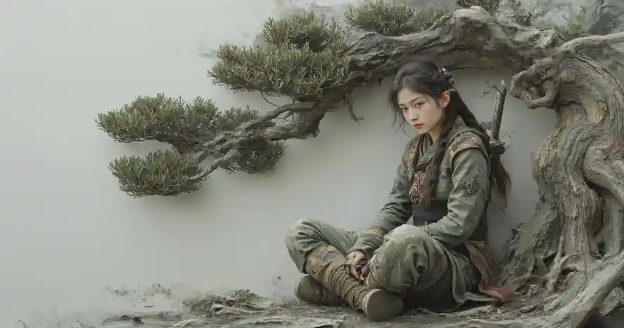 3k劲装壁纸-壁纸 - 少女-山石「哲风壁纸」