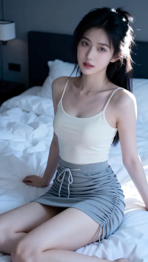 4k写真壁纸 - 床 - 卧室 - 吊带「哲风壁纸」