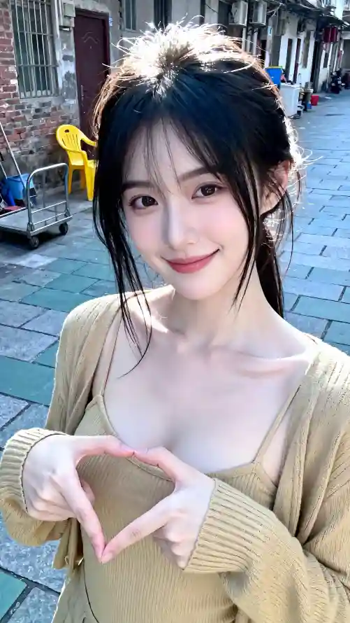 4k壁纸壁纸 - 微笑 - 手机 - 比心「哲风壁纸」