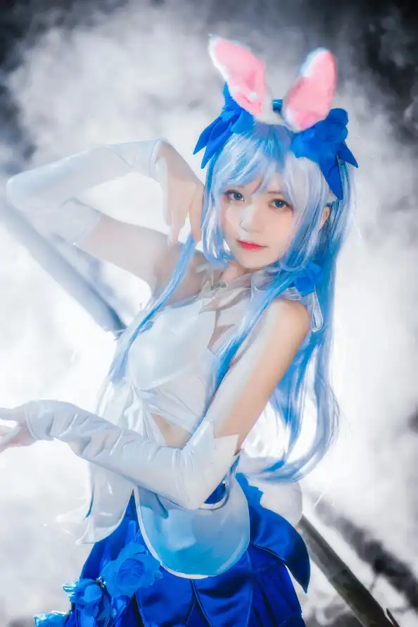 4k兔耳壁纸 - 少女 - 蓝发 - 公孙离「哲风壁纸」 4k兔耳壁纸 - 少女 - 蓝发 - 公孙离「哲风壁纸」