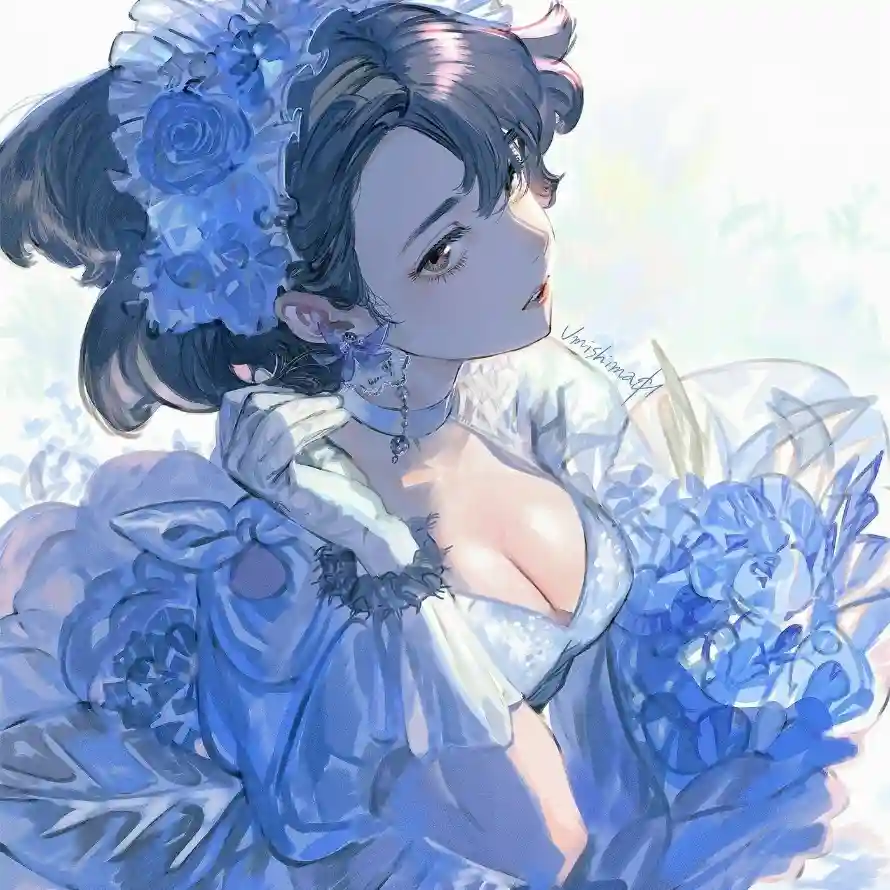4k优雅壁纸 - 女性 - 棕瞳 - 漫画「哲风壁纸」