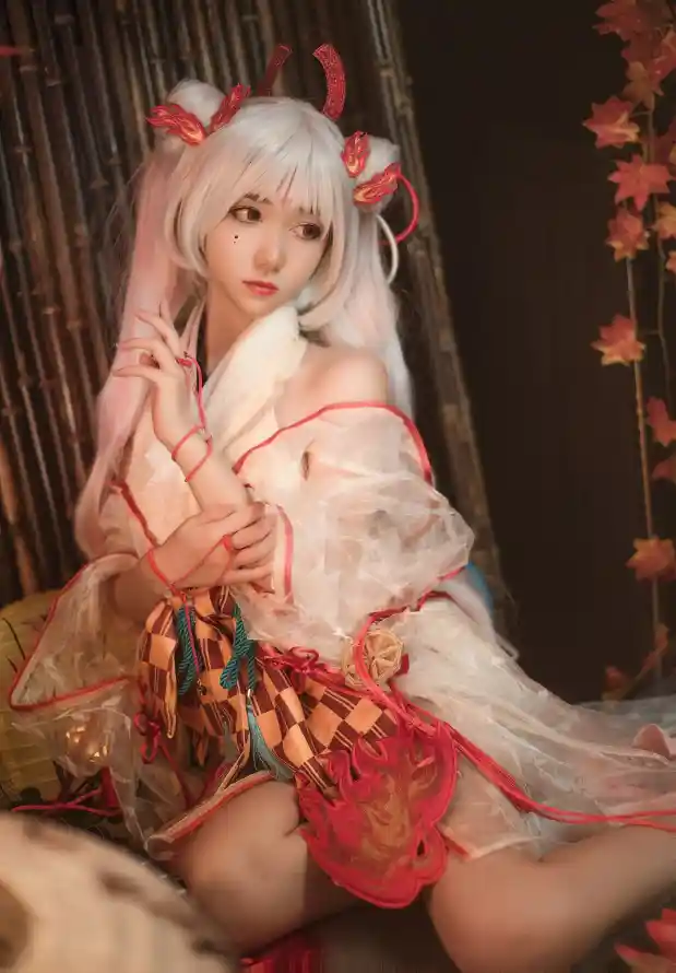 4k发饰壁纸 - 古风 - 和服 - 少女「哲风壁纸」