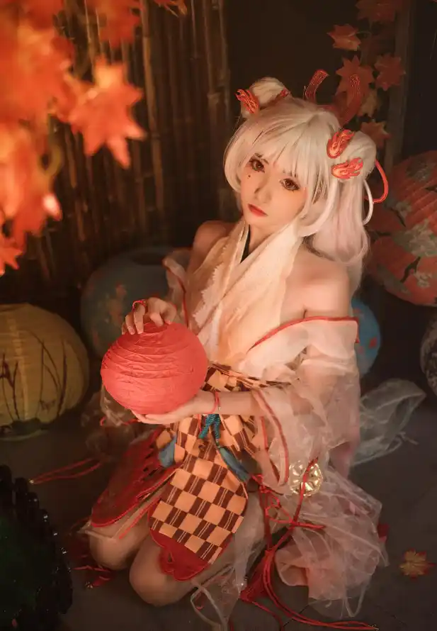 4k古风壁纸 - 和服 - 少女 - 枫叶「哲风壁纸」