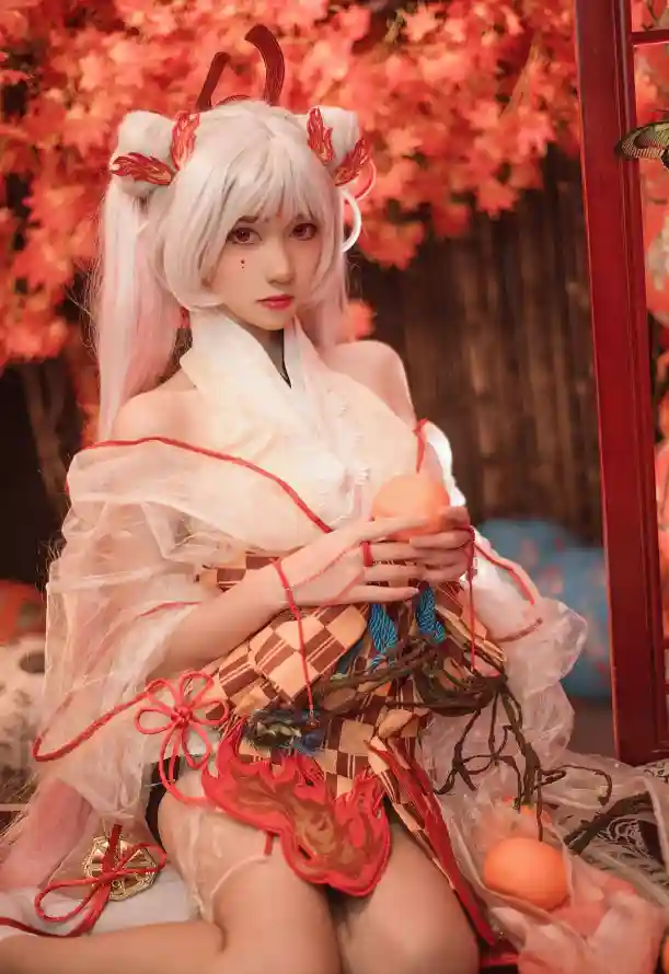 4k古风壁纸 - 和服 - 少女 - 枫叶「哲风壁纸」