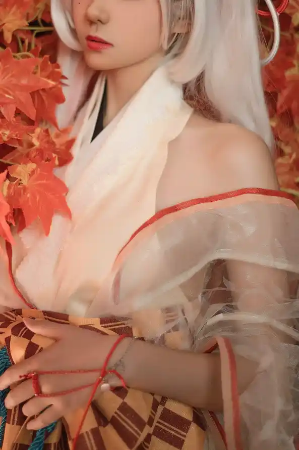 4k古风壁纸 - 和服 - 少女 - 枫叶「哲风壁纸」