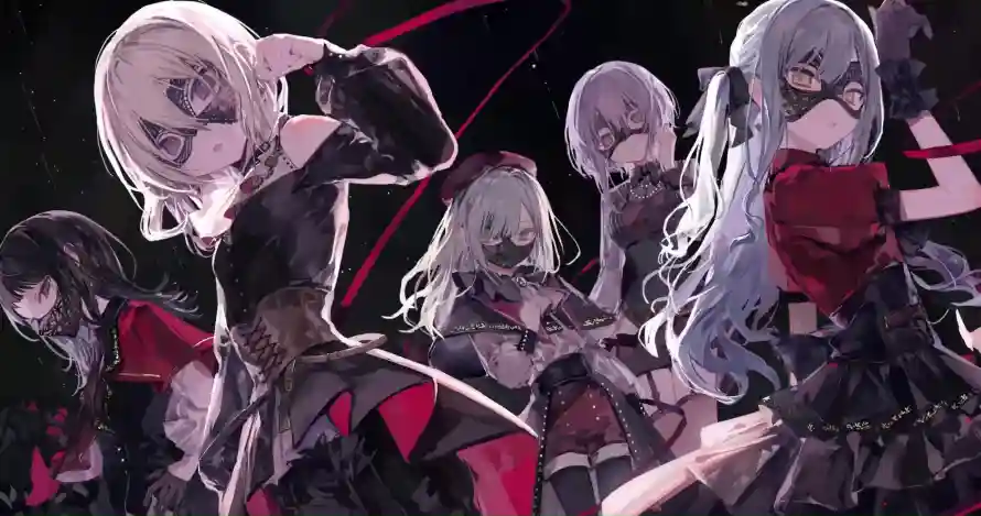 4k假面壁纸-少女 - 眼罩-暗黑风「哲风壁纸」