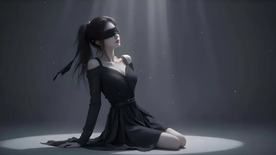 4k光影壁纸 - 女 - 冷调 - 女神「哲风壁纸」