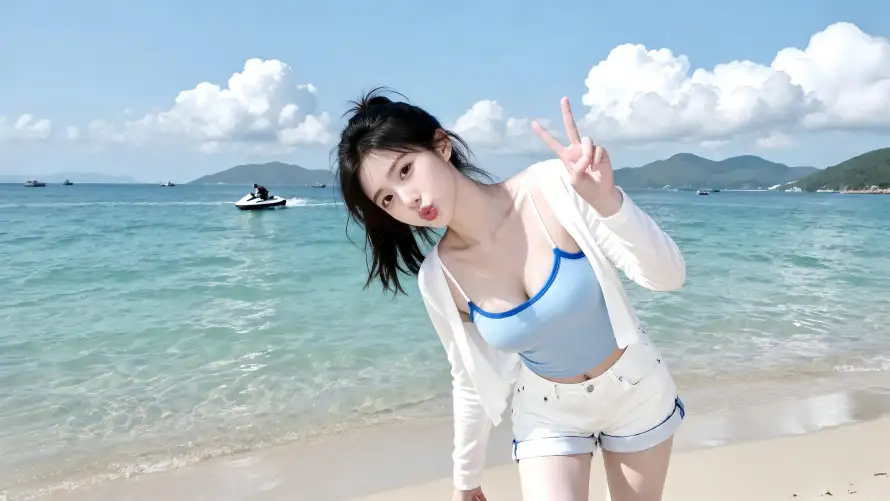 4k壁纸壁纸-少女 - 平板-度假「哲风壁纸」