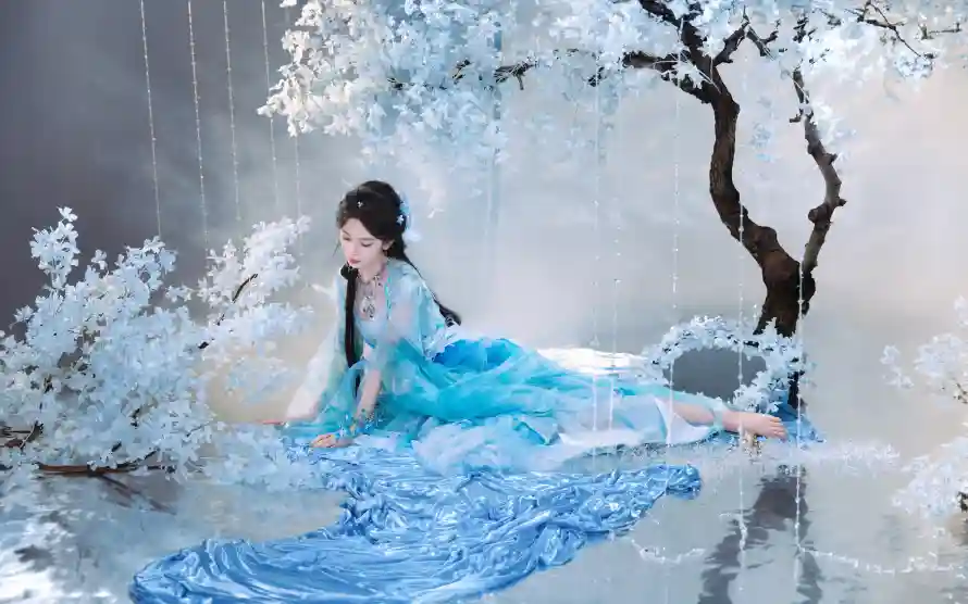 4k冰面壁纸-古风 - 壁纸-汉服「哲风壁纸」