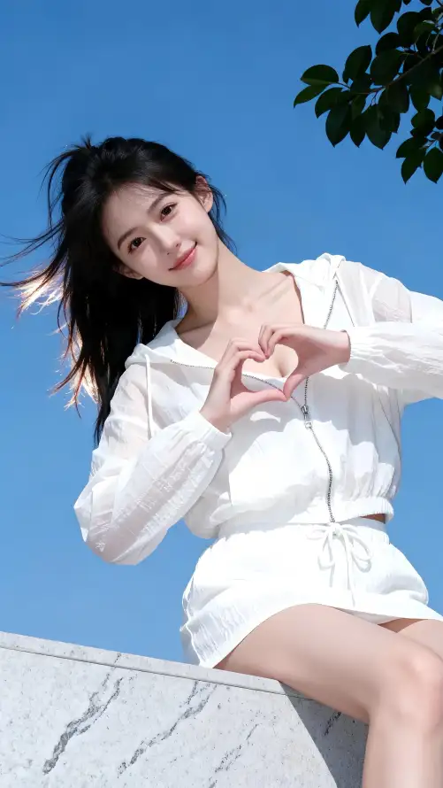 4k壁纸壁纸 - 少女 - 微笑 - 户外「哲风壁纸」