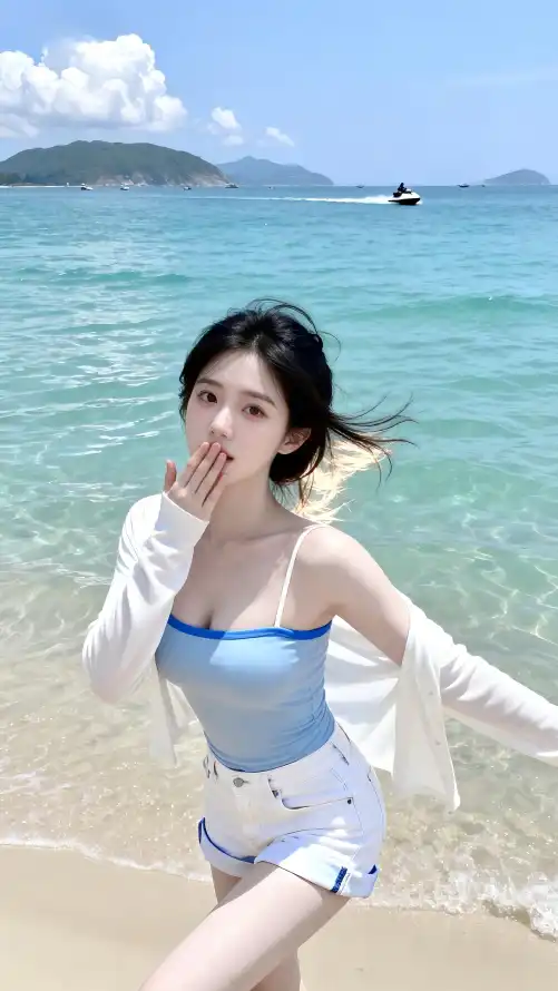 4k壁纸壁纸 - 夏日 - 大海 - 少女「哲风壁纸」 4k壁纸壁纸 - 夏日 - 大海 - 少女「哲风壁纸」