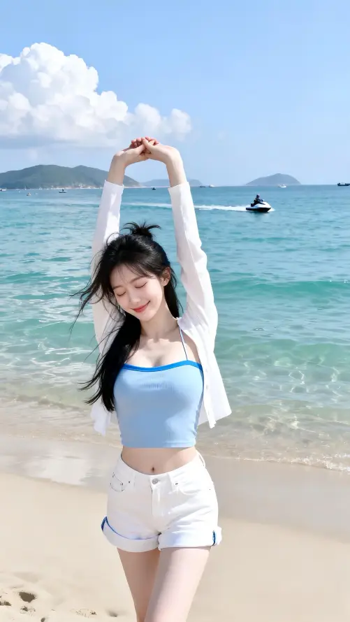 4k壁纸壁纸 - 夏日 - 少女 - 手机「哲风壁纸」