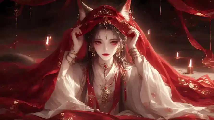 2k古风壁纸-国风 - 头饰-女神「哲风壁纸」