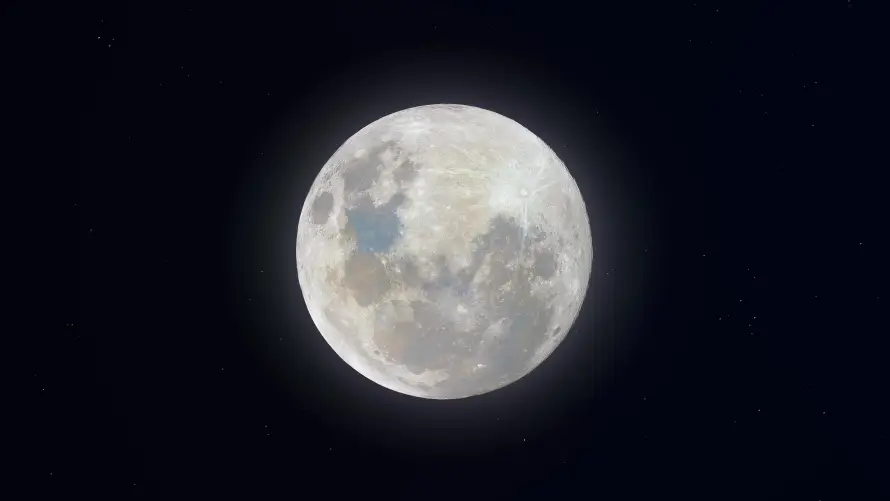 8k圆月壁纸-夜晚 - 夜空-天文「哲风壁纸」