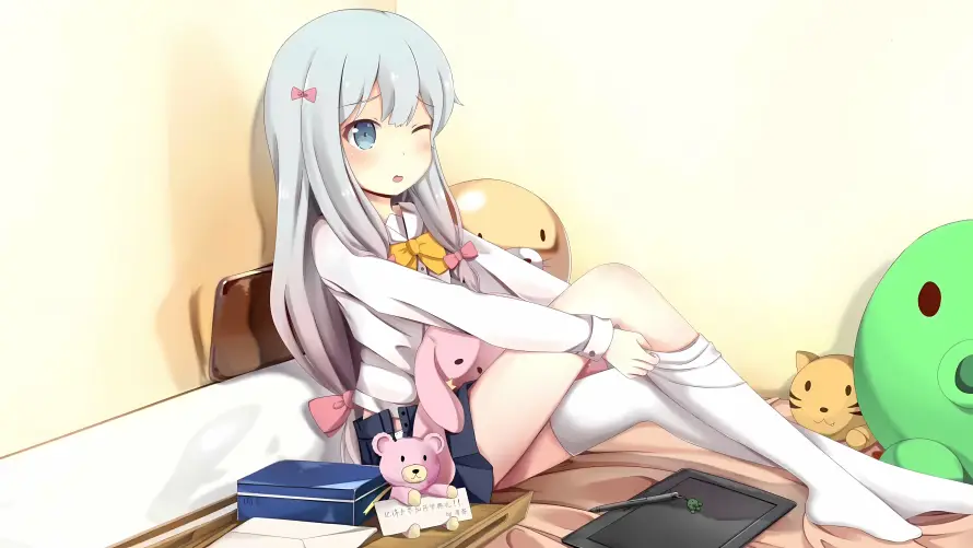 4k卧室壁纸-少女 - 日系-校服「哲风壁纸」