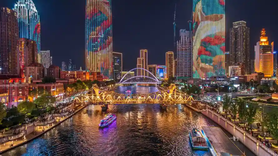 5k倒影壁纸-城市 - 壁纸-夜景「哲风壁纸」