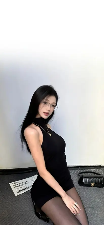 4k室内壁纸 - 性感 - 眼镜 - 美女「哲风壁纸」
