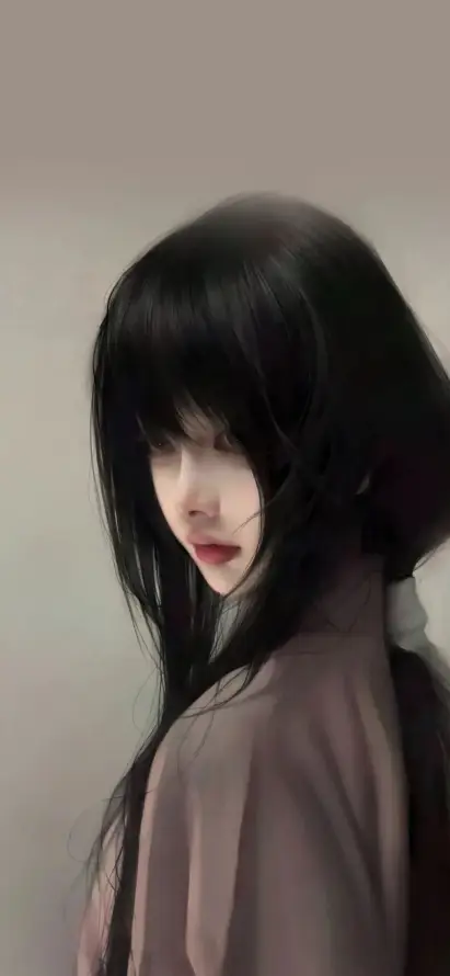 4k侧脸壁纸 - 少女 - 淡妆 - 清冷「哲风壁纸」