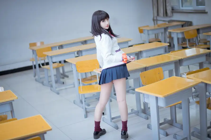 4k教室壁纸-jk - 校服-皮鞋「哲风壁纸」
