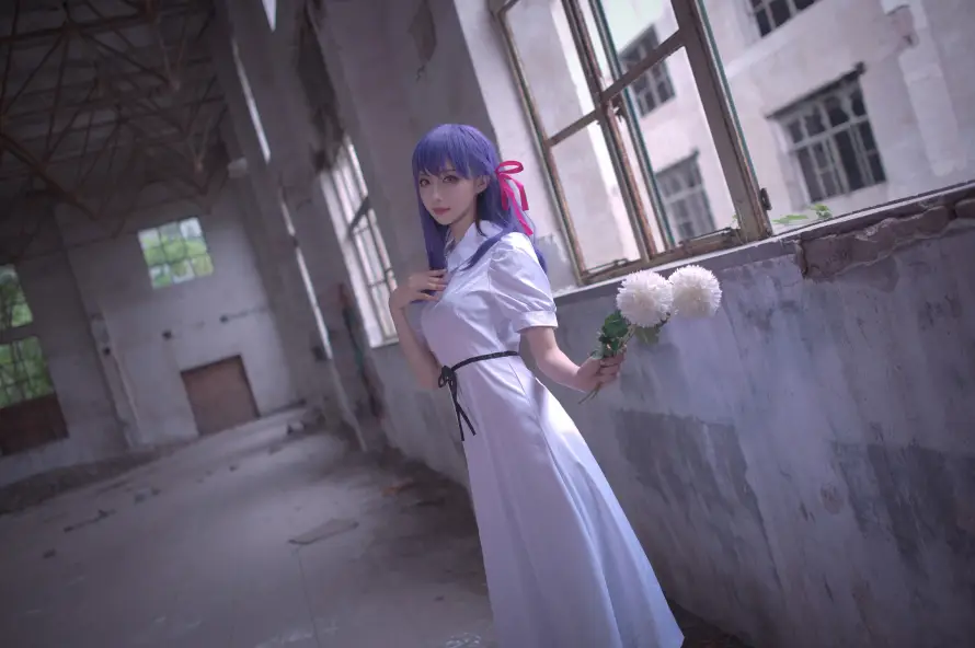 4k红发带壁纸-绣球花 - 间桐樱-Fate「哲风壁纸」