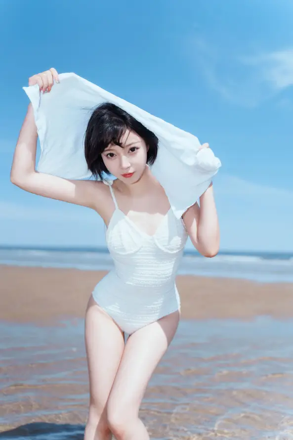 4k吊带壁纸 - 夏日 - 沙滩 - 泳衣「哲风壁纸」