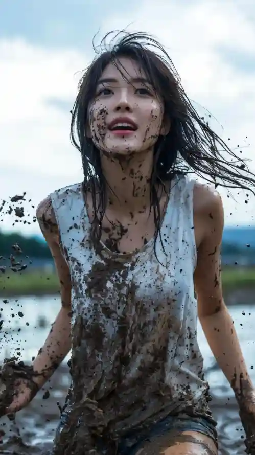 4k仰头壁纸 - 壁纸 - 少女 - 户外「哲风壁纸」