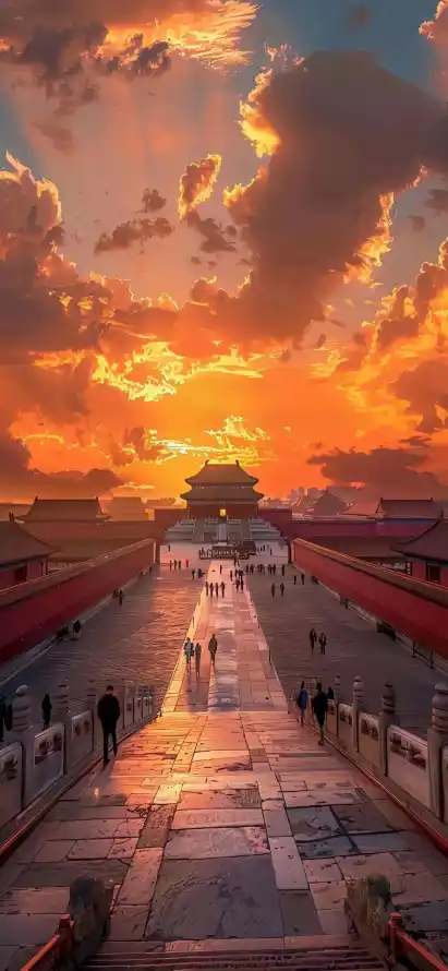4k剪影壁纸 - 北京 - 壁纸 - 天空「哲风壁纸」