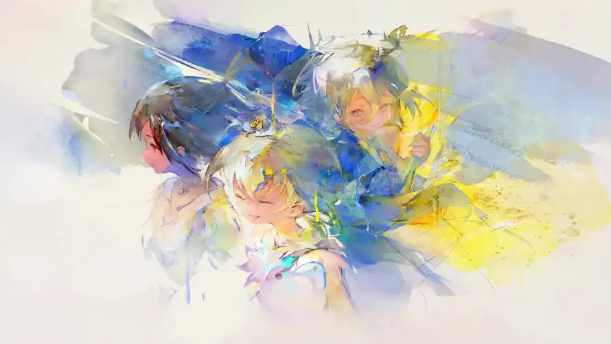 4k少女壁纸-手绘 - 插画-水彩「哲风壁纸」
