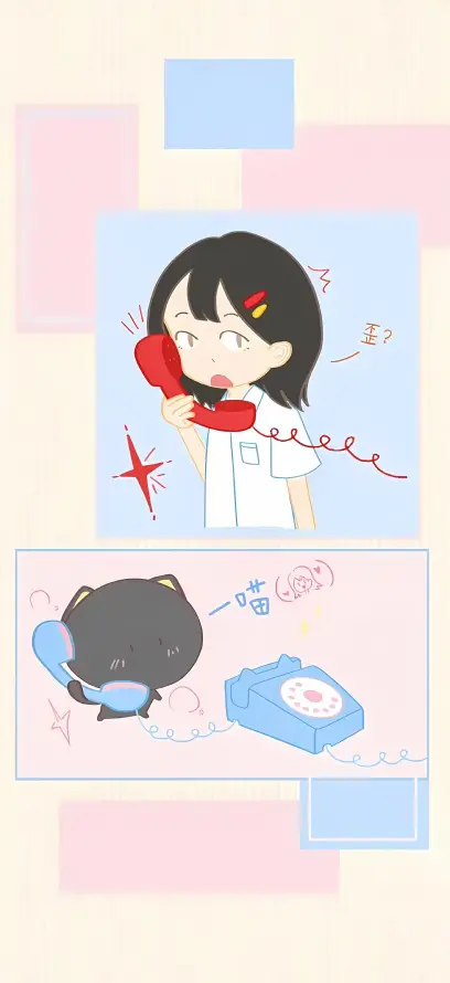 4k卡通壁纸 - 插画 - 治愈 - 短发「哲风壁纸」