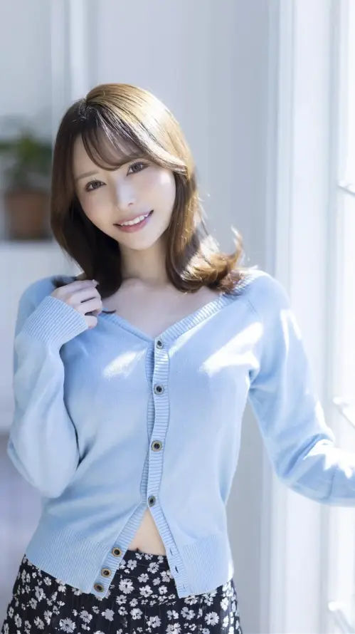4k居家壁纸 - 微笑 - 暖光 - 甜美「哲风壁纸」