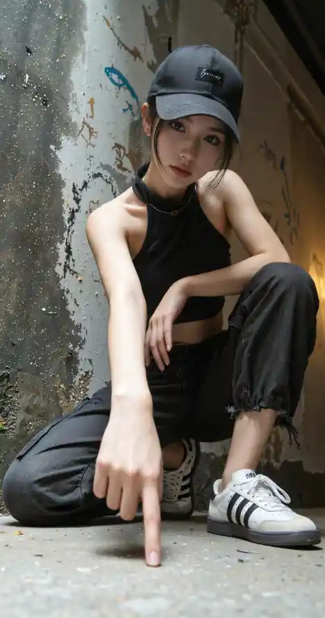 4k壁纸壁纸 - 女生 - 手机 - 街头「哲风壁纸」