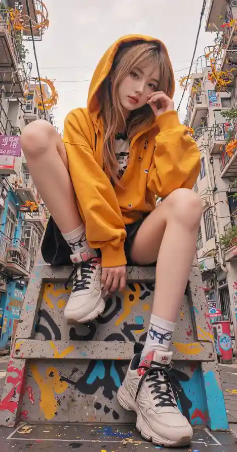 4k壁纸壁纸 - 少女 - 手机 - 时尚「哲风壁纸」