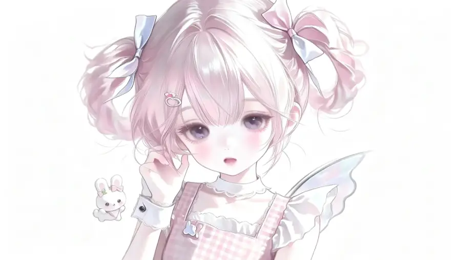 2k兔子壁纸-萌 - 可爱-少女「哲风壁纸」