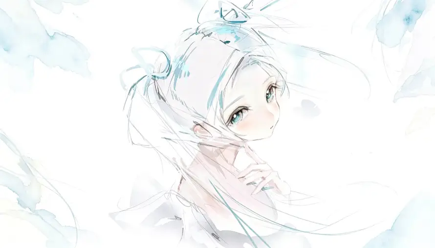 2k少女壁纸-萌 - 插画-日系「哲风壁纸」