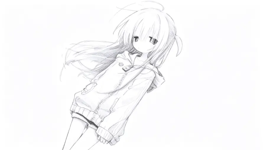 2k卫衣壁纸-宅 - 萌-少女「哲风壁纸」