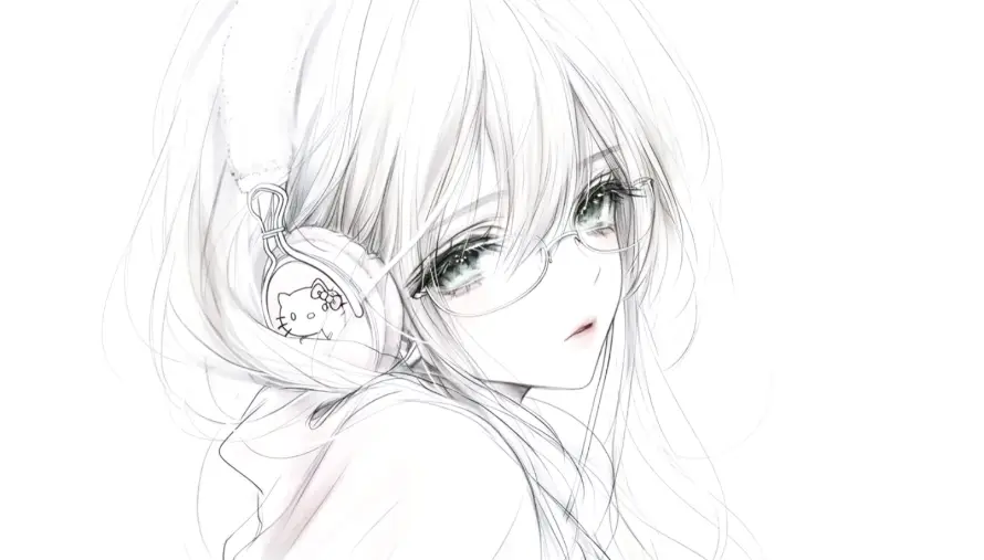 2k古早壁纸-少女 - 手绘-日系「哲风壁纸」