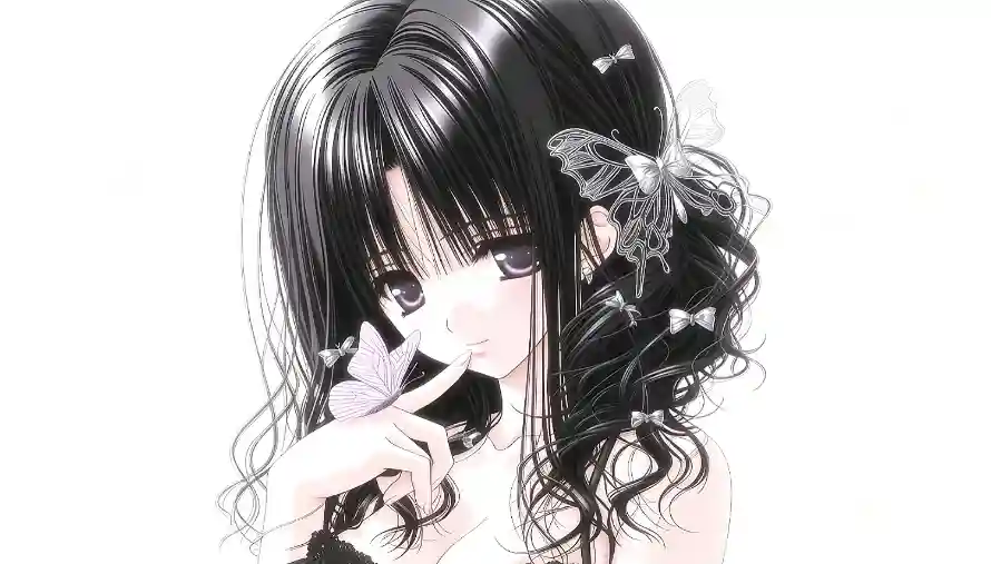 2k卷发壁纸-古早 - 少女-御姐「哲风壁纸」
