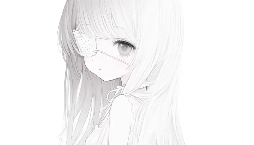 2k少女壁纸-宅 - 萌-忧郁「哲风壁纸」